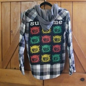 Sublime 90s grunge Nirvana button shirt flannel M